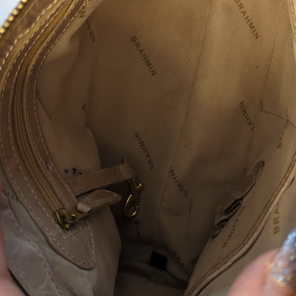 Brahmin Taupe Leather Handbag - Picture 8 of 8